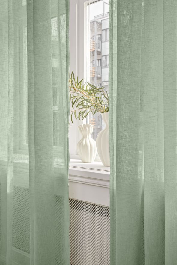 Verho vaaleanvihreä - 2