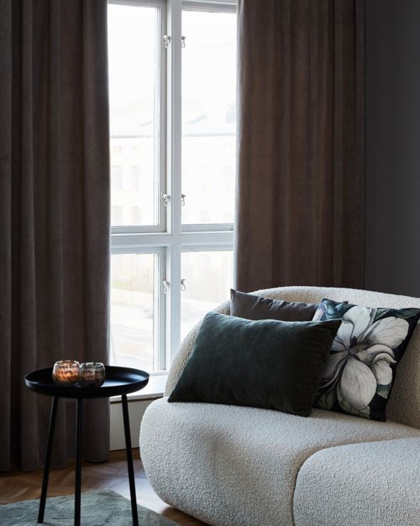 Verho vaaleanharmaa - 3