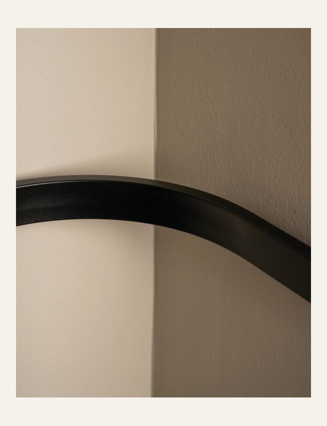 Verhokiskon kulmaosa 90° musta - 2