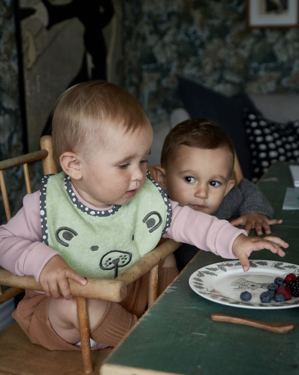 Ruokalappu vaaleanvihreä - 2