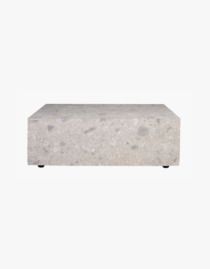 Sohvapöytä moniväri/harmaa - 75x75x35 cm moniväri/harmaa - 1