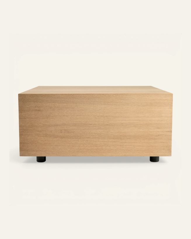 Sohvapöytä luonnonväri - 75x75x35 cm luonnonväri - 1