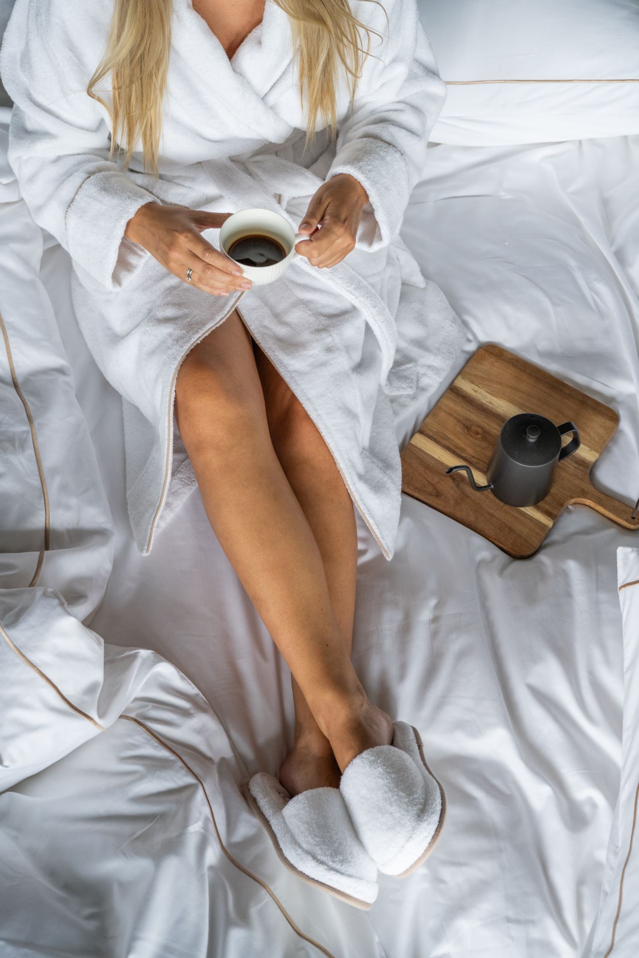 Pussilakanasetti satiinipuuvillaa hiekka - 5