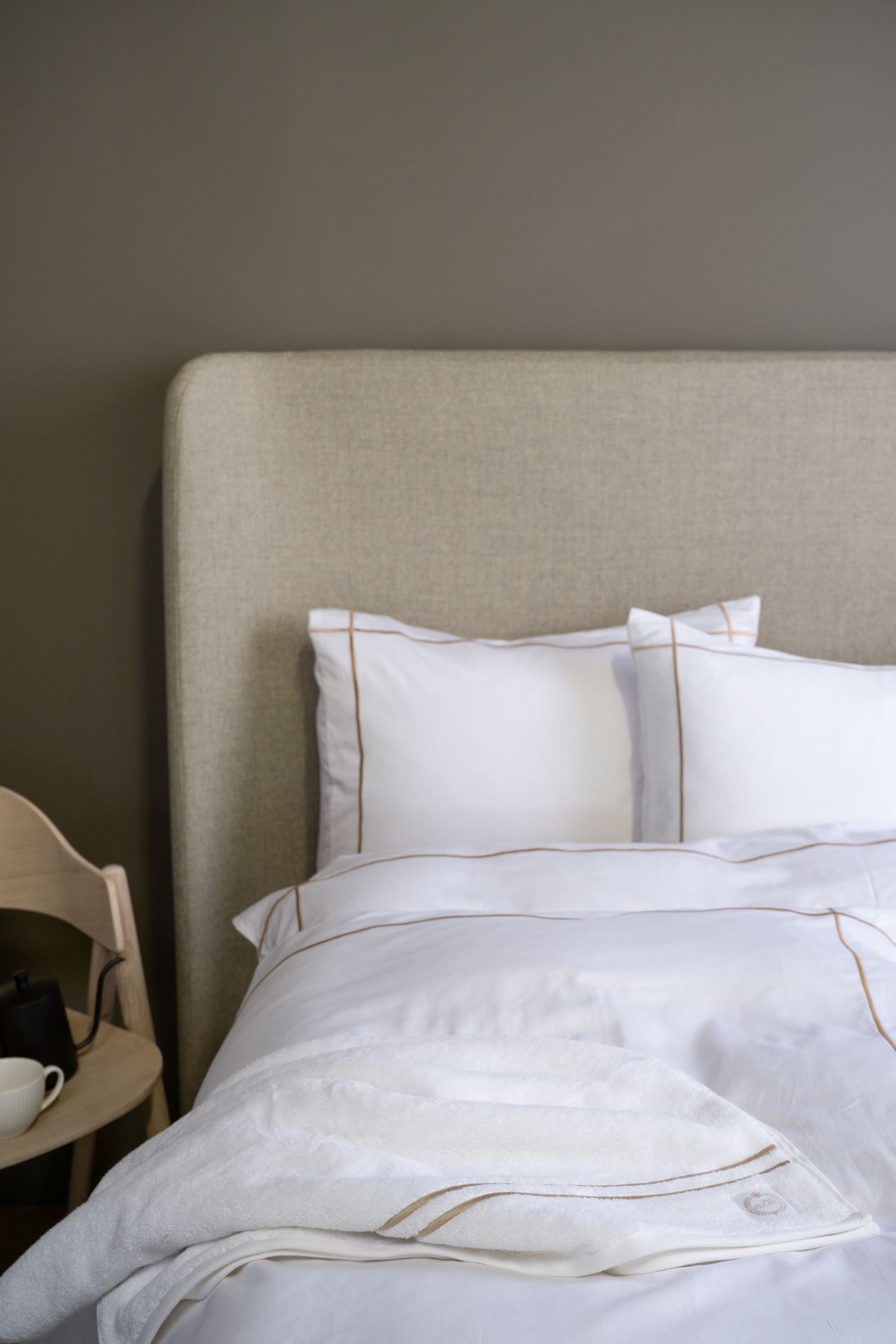 Pussilakanasetti satiinipuuvillaa hiekka - 6