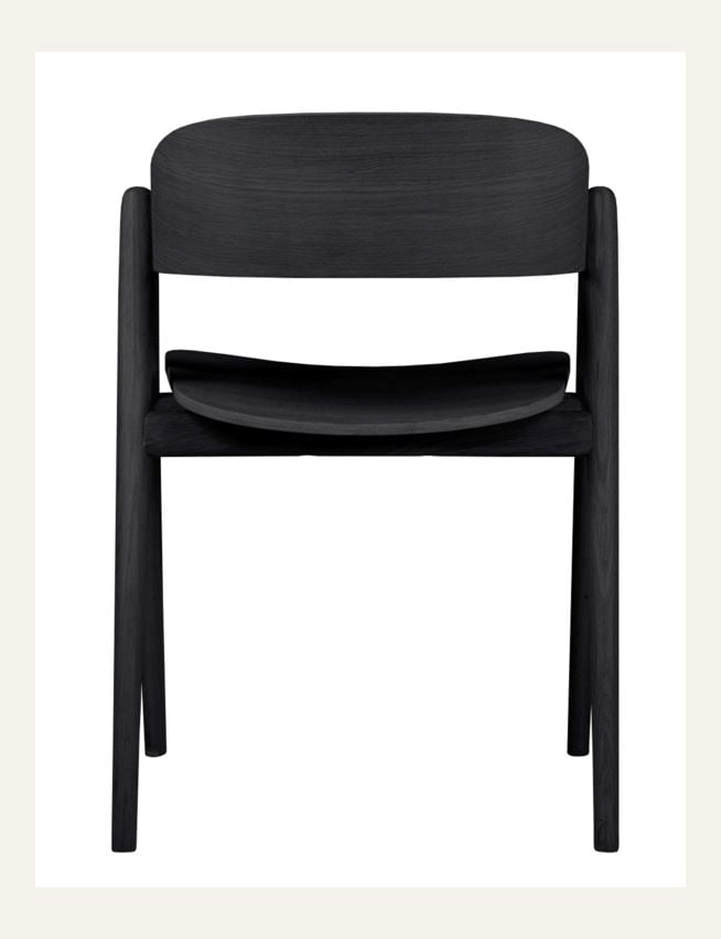 Ruokapöydän tuoli musta - 4
