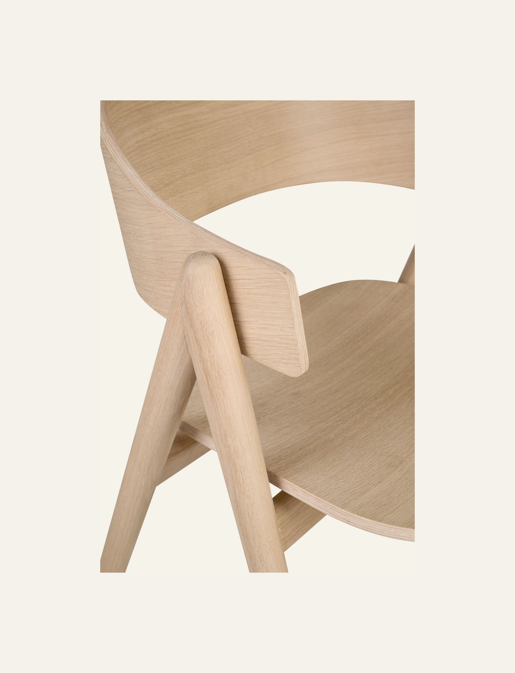 Ruokapöydän tuoli luonnonväri - 2