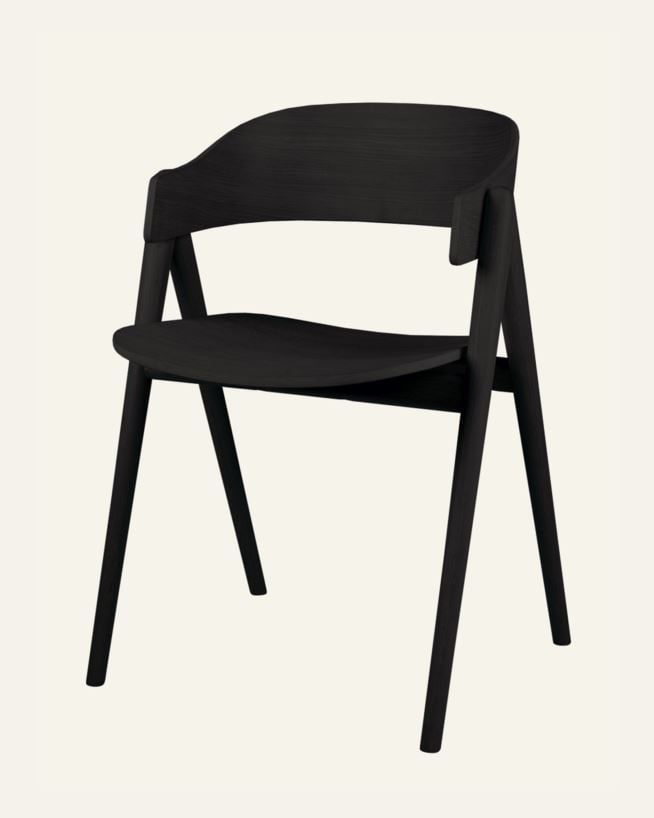 Ruokapöydän tuoli musta - 54x51x74 cm musta - 1