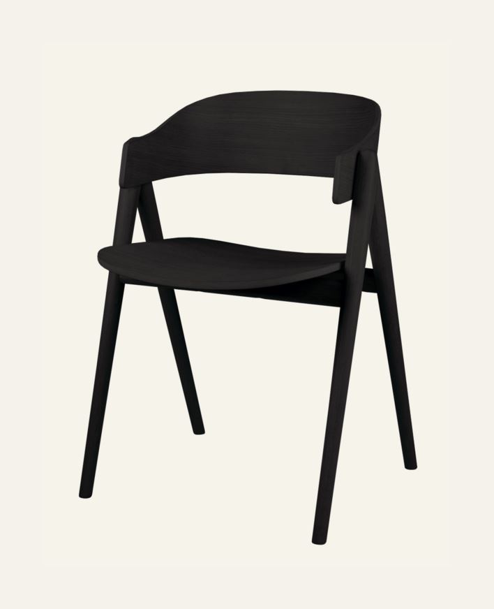 Ruokapöydän tuoli musta - 54x51x74 cm musta - 1