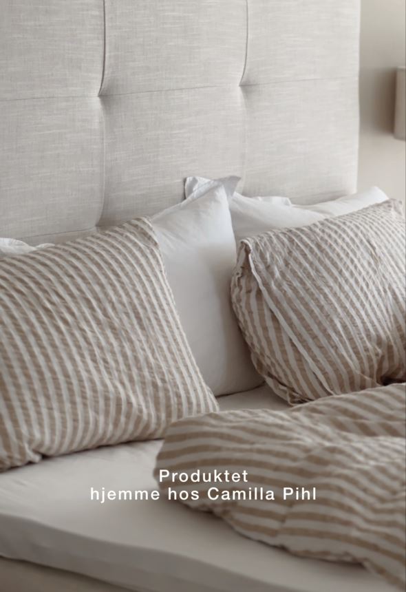 Pussilakanasetti kreppipuuvillaa hiekka - 3