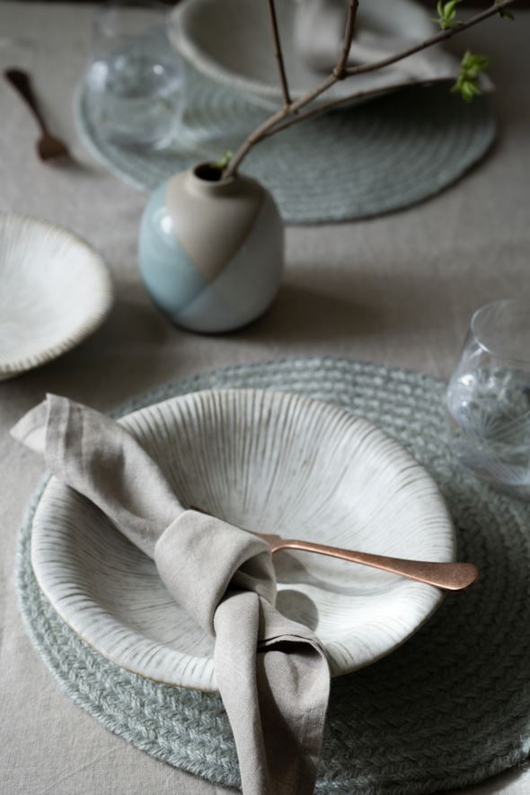 Pellavaservetti luonnonväri - 2