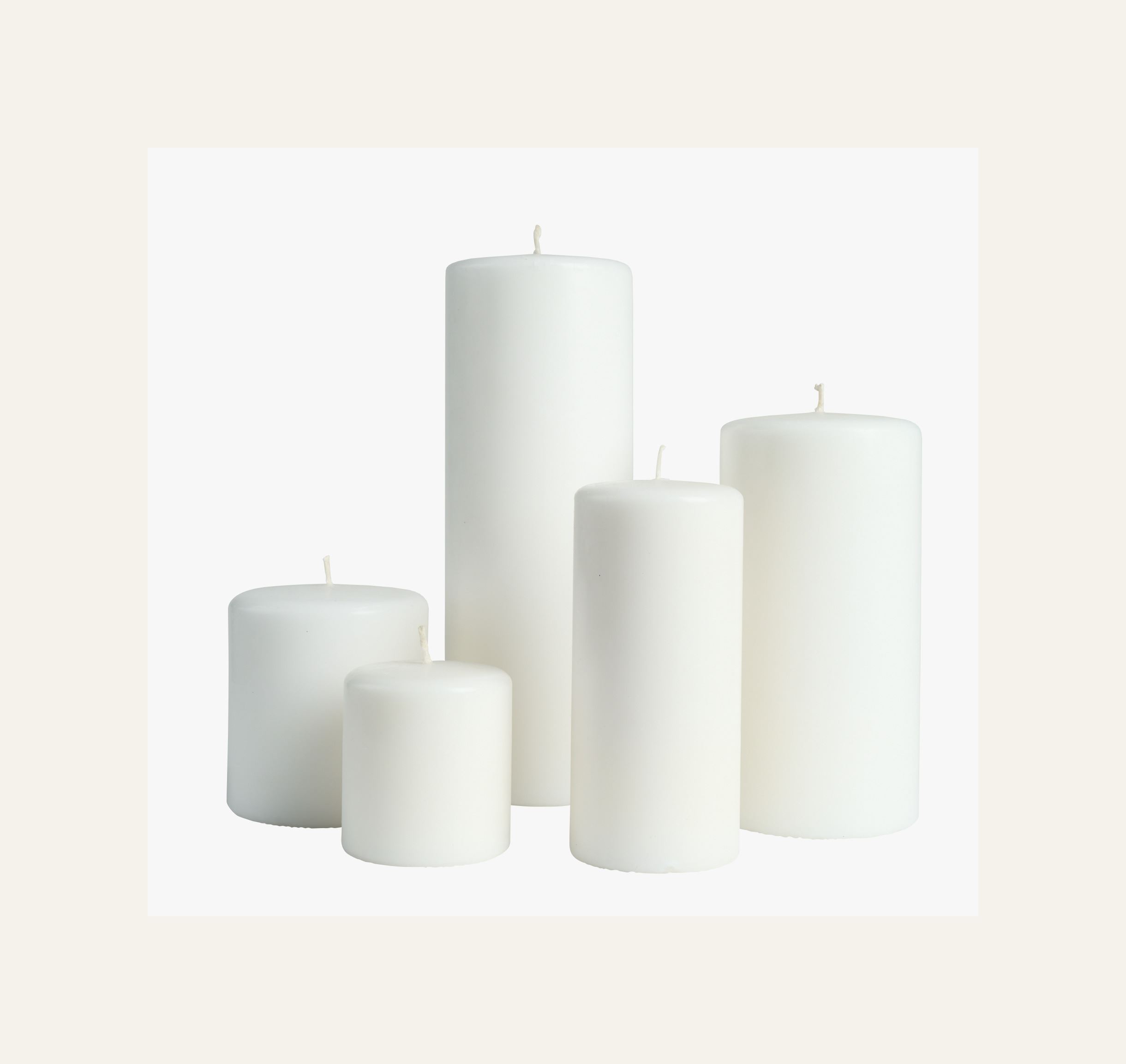 Pöytäkynttilä valkoinen - 5