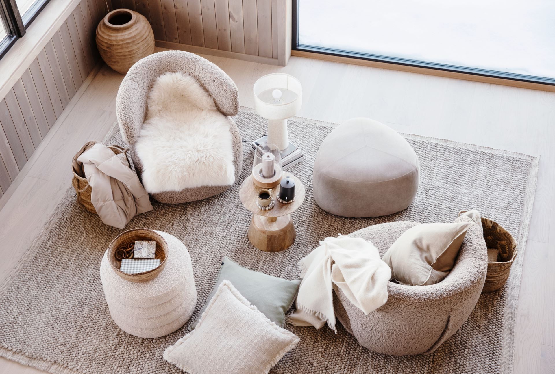 Lampaantalja luonnonväri - 2