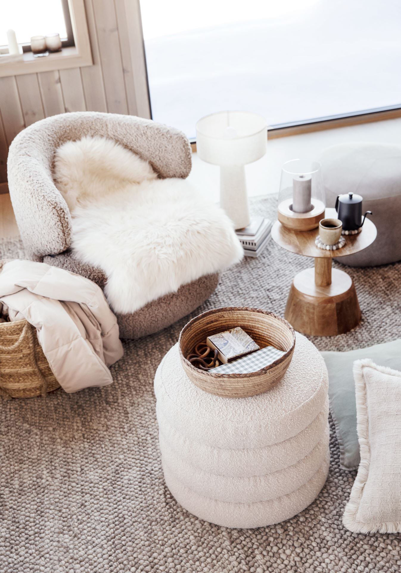 Lampaantalja luonnonväri - 3