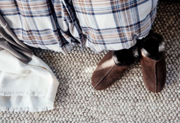 Nahkatohvelit tummanruskea - 2