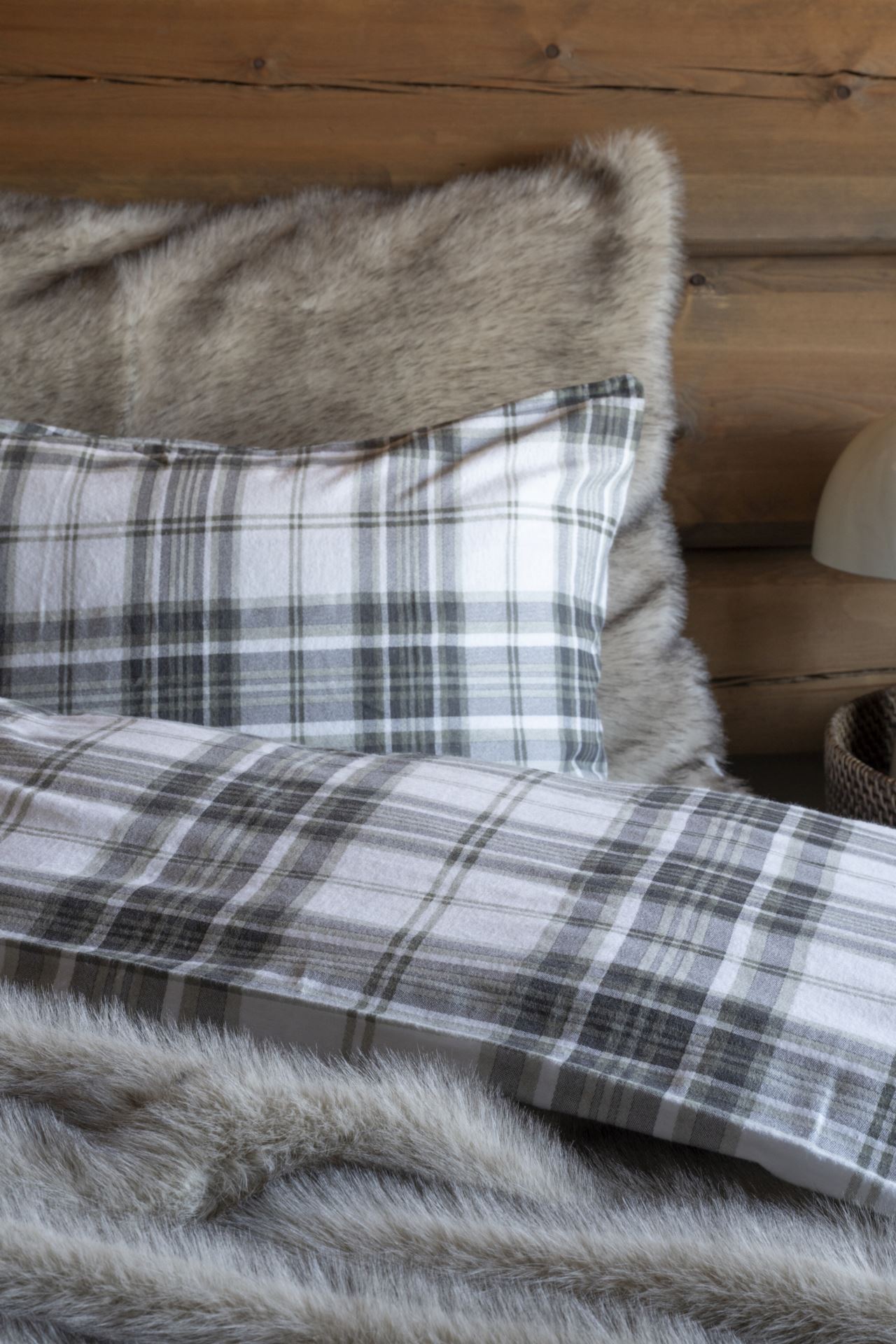 Flanellipussilakanasetti oliivinvihreä - 4