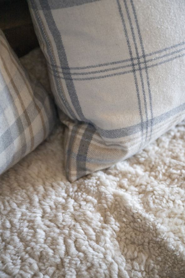 Koristetyynynpäällinen sininen - 4