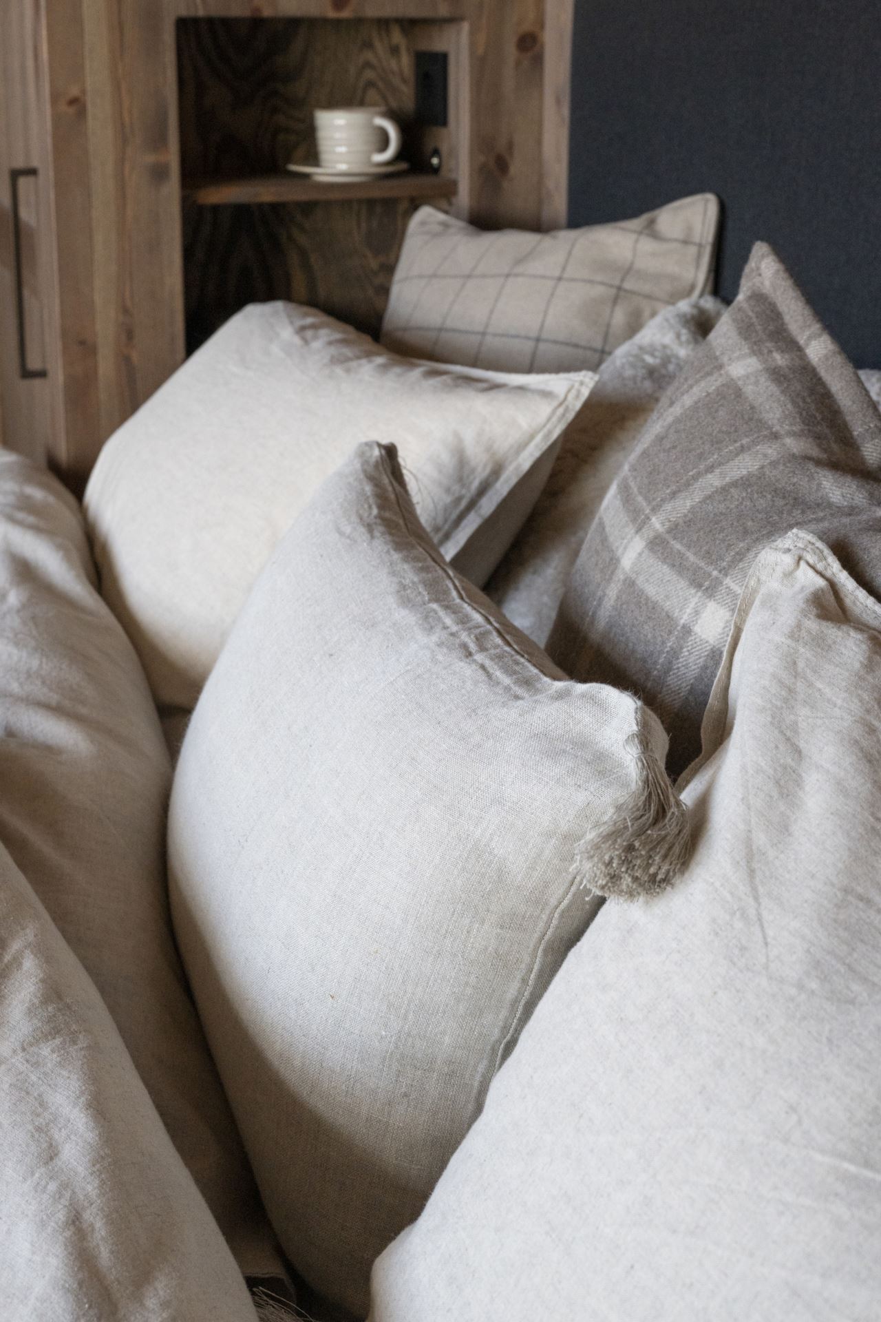 Koristetyynynpäällinen luonnonväri - 4