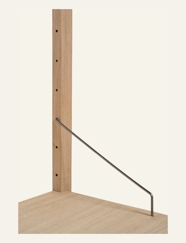 Hyllyjärjestelmä hyllylevy luonnonväri - 4