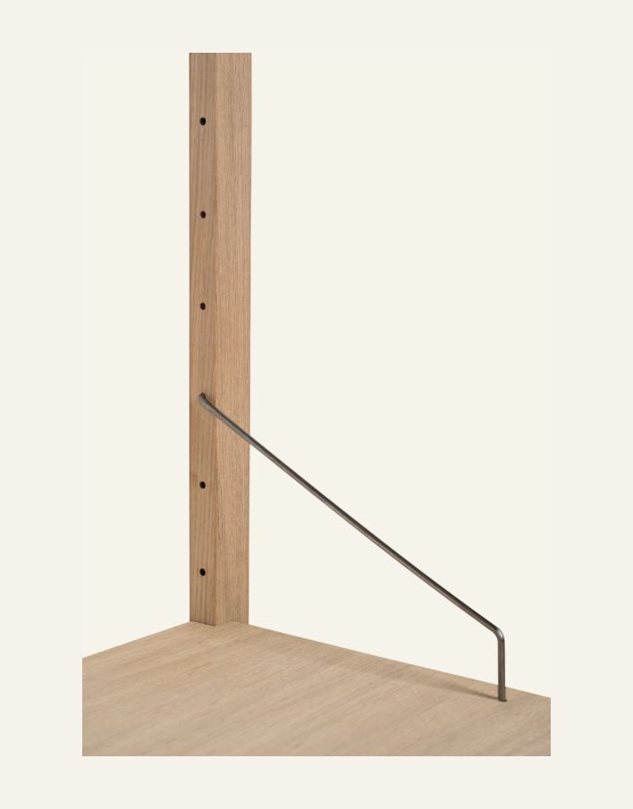 Hyllyjärjestelmä hyllylevy luonnonväri - 4