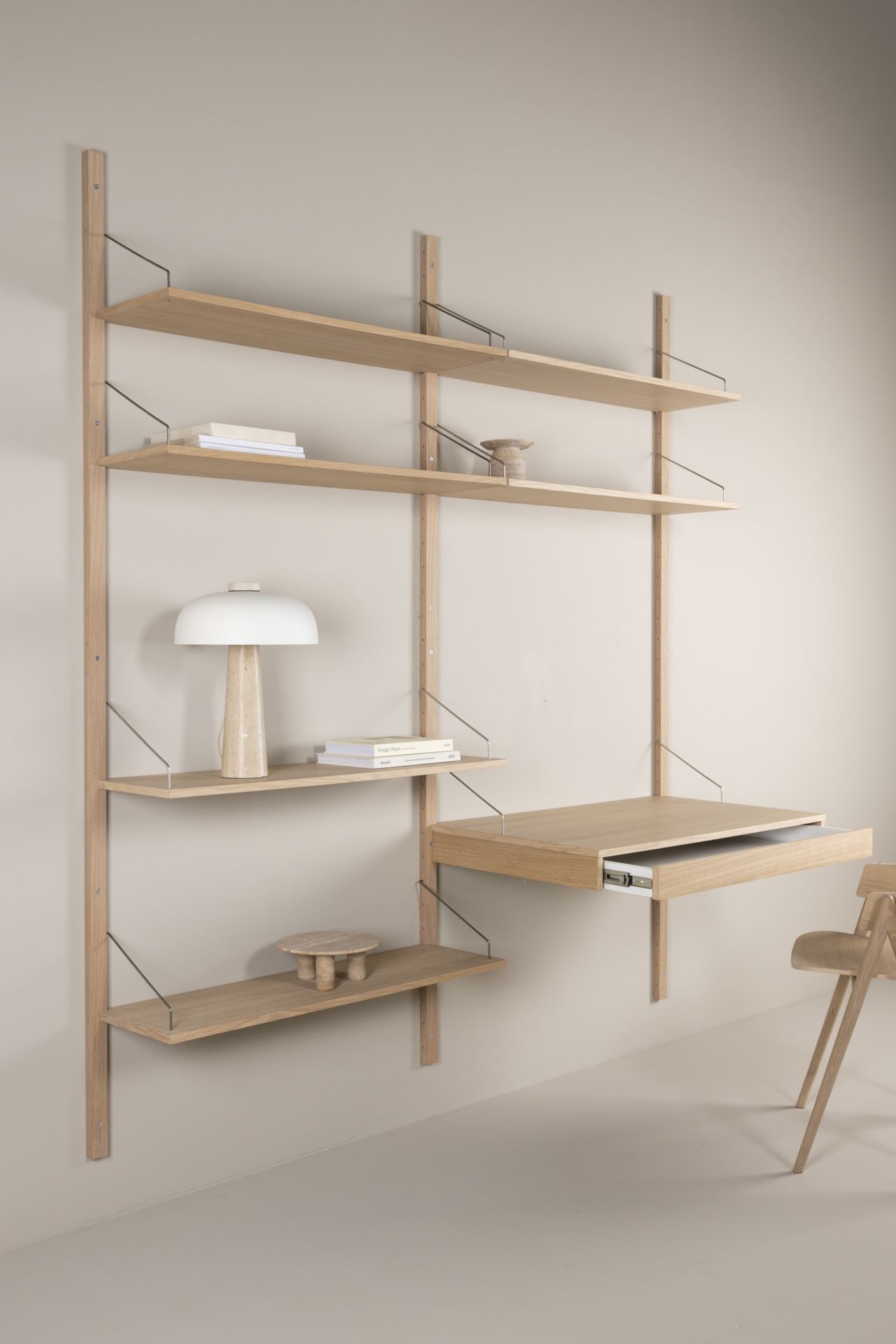 Hylly-yhdistelmä 7 luonnonväri - 2