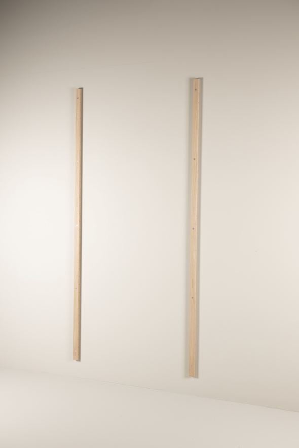 Seinäteline pitkä luonnonväri - 4x220x2,5 cm luonnonväri - 1