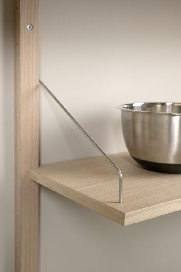 Hyllyjärjestelmä hyllylevy luonnonväri - 5