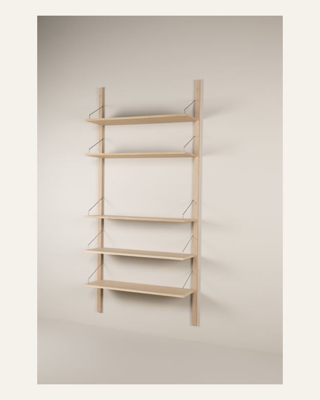 Hyllyjärjestelmä yhdistelmä 1 luonnonväri - 220x104 cm luonnonväri - 1