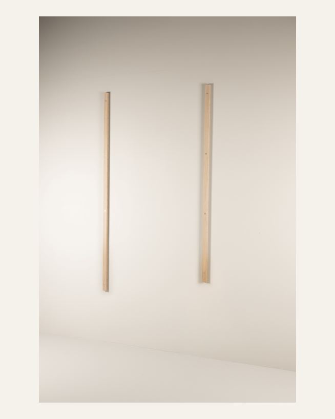 Hyllyjärjestelmän aloituspaketti pitkä luonnonväri - 220 cm luonnonväri - 1