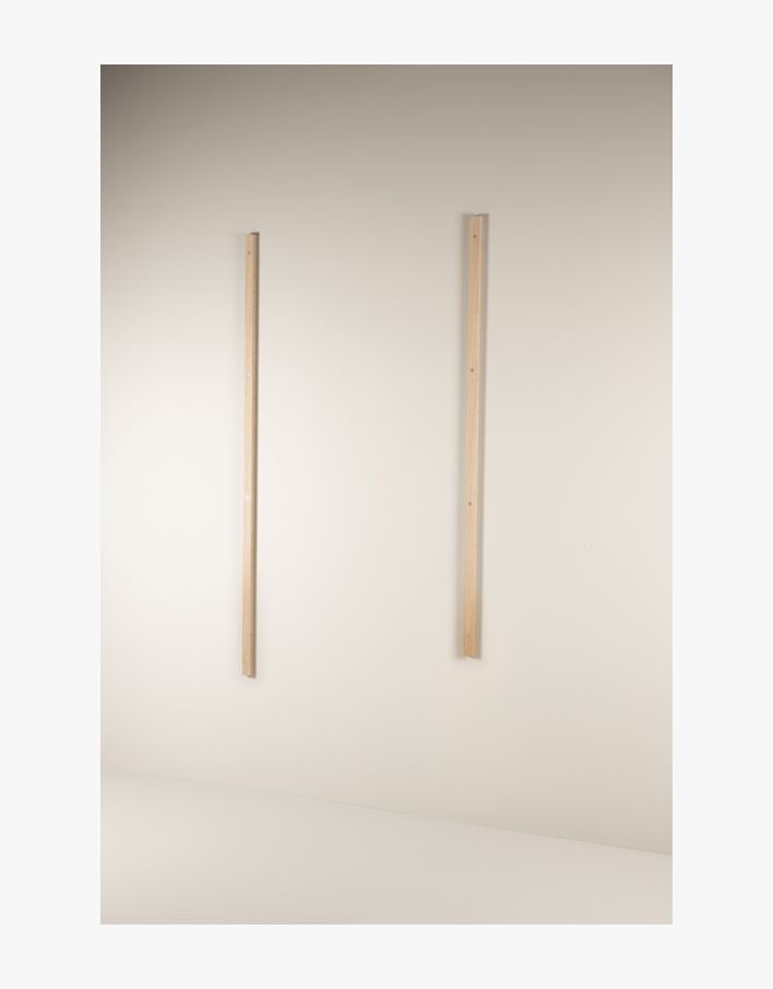 Hyllyjärjestelmän aloitussarja pitkä luonnonväri - 4x220x2,5 cm luonnonväri - 1