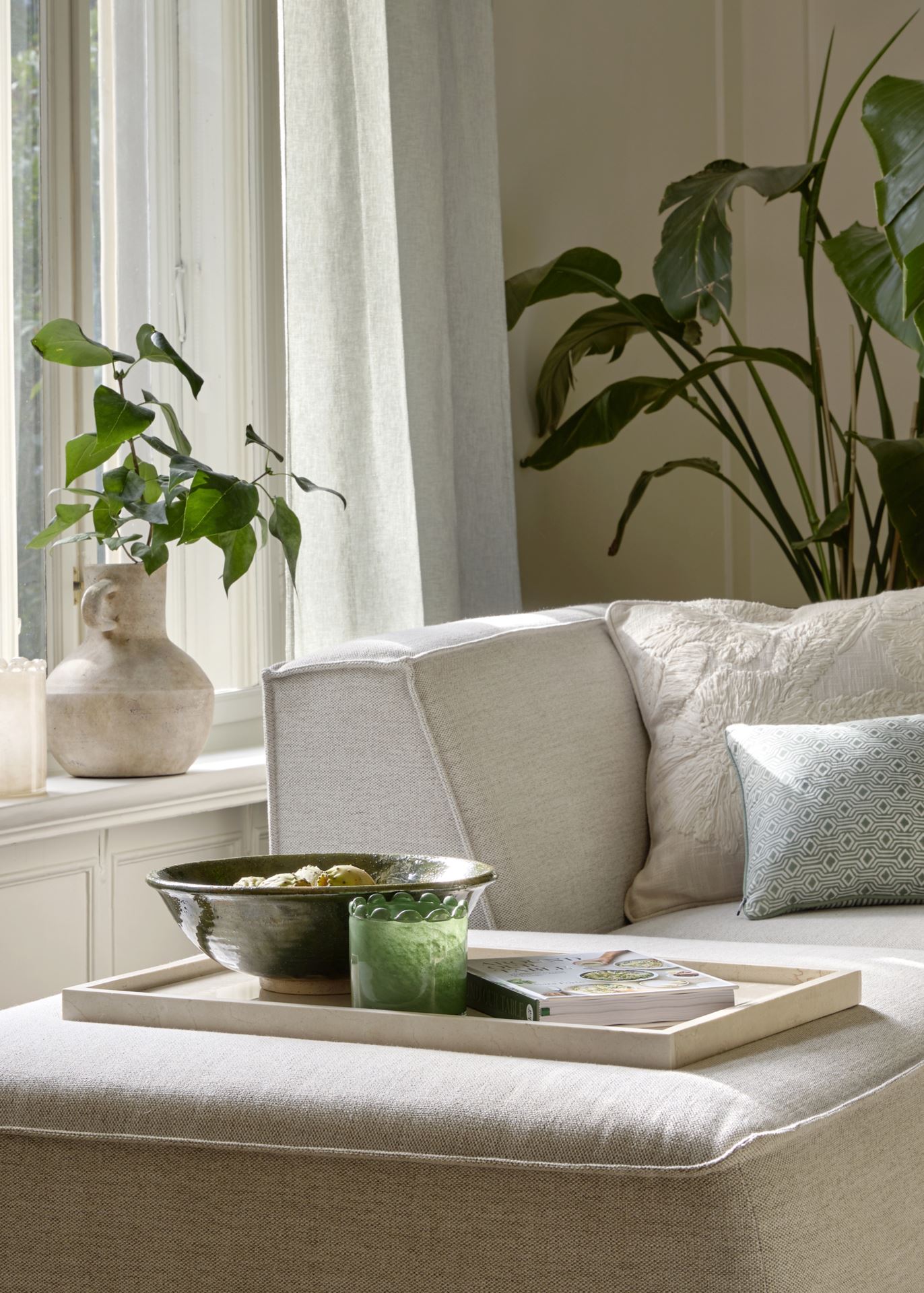 Kynttilävati beige - 2