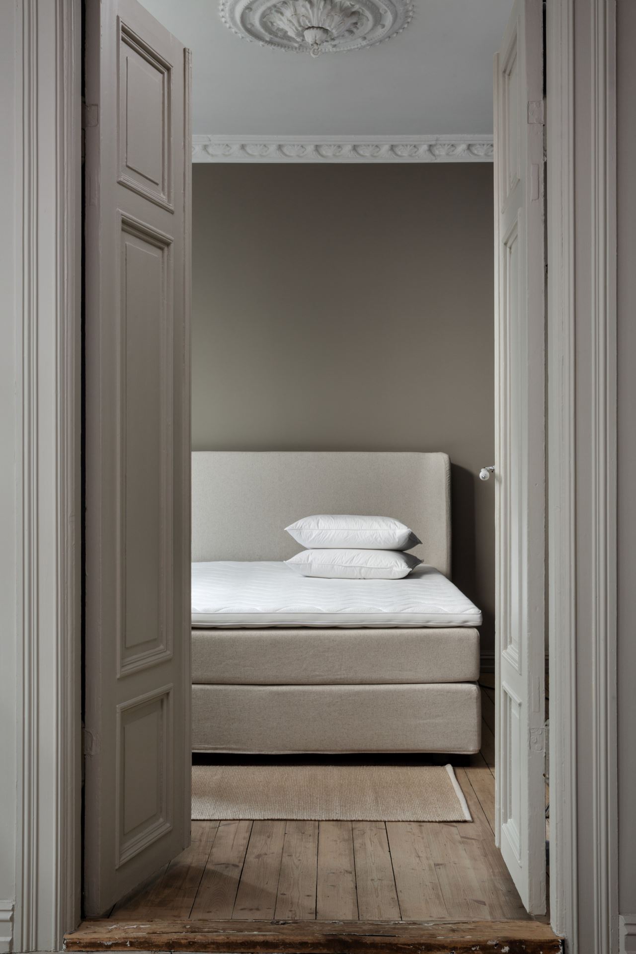 Jenkkisänky kiinteä luonnonväri - 3