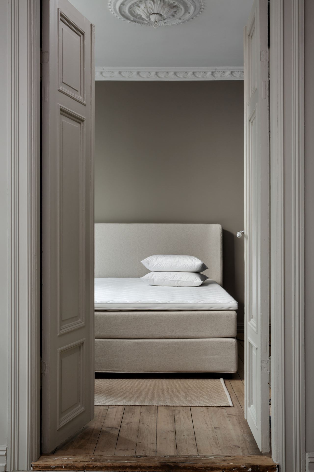 Jenkkisänky kiinteä luonnonväri - 3