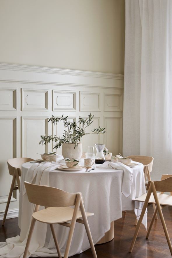 Pellavaliina beige - 5