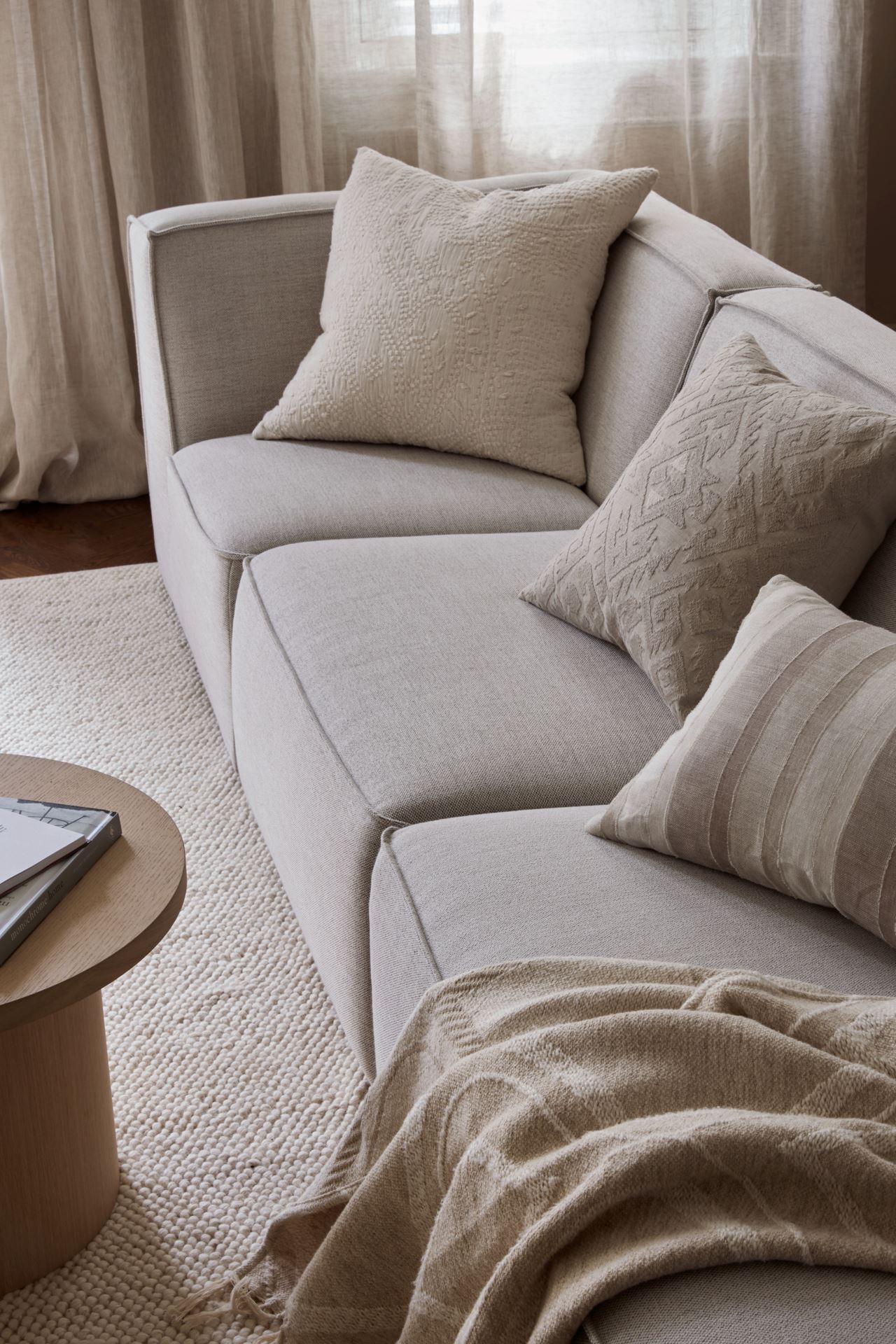 Koristetyynynpäällinen luonnonväri - 3