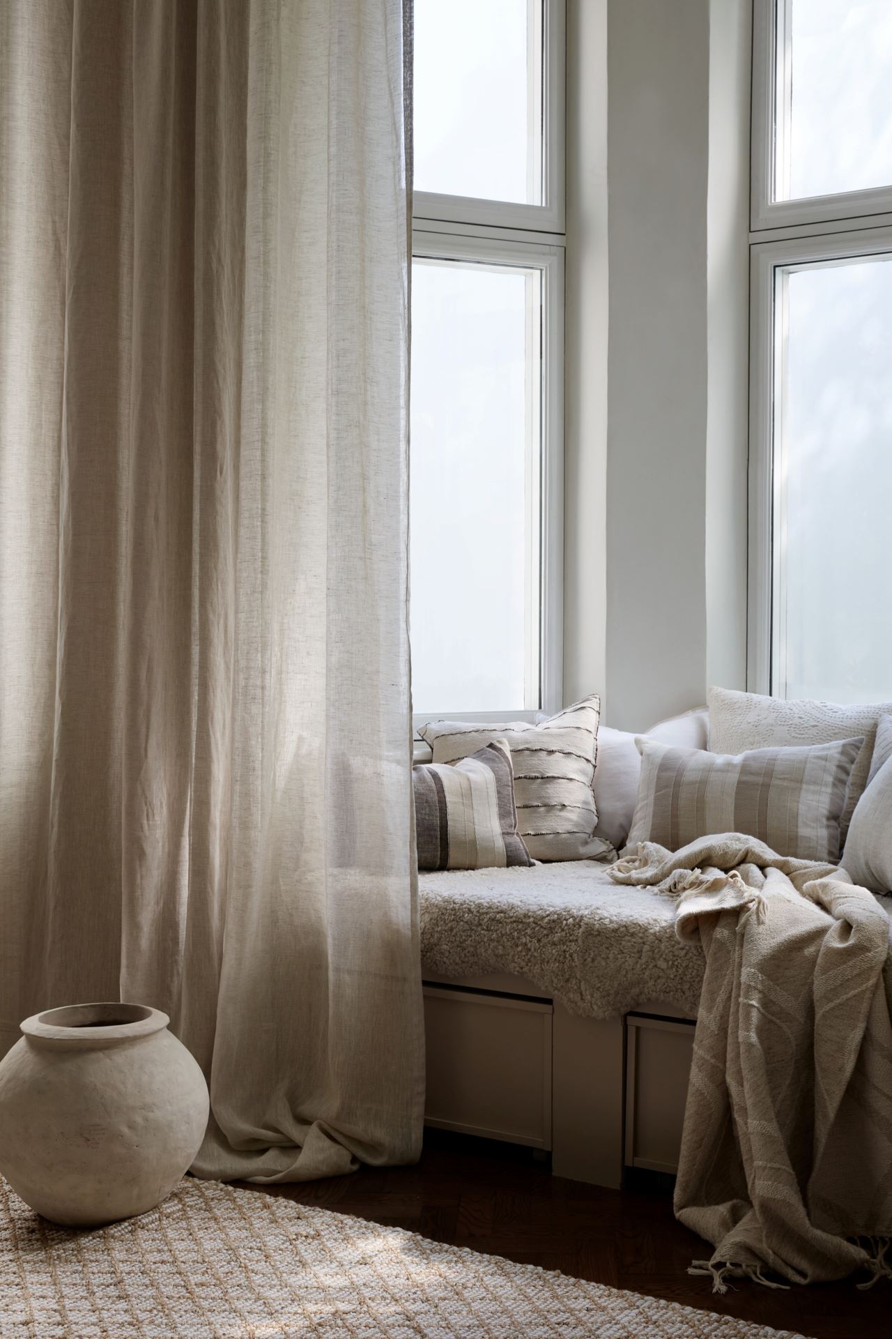 Koristetyynynpäällinen ruskea - 5