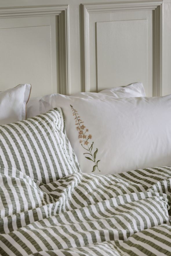 Pussilakanasetti kreppipuuvillaa oliivinvihreä - 2