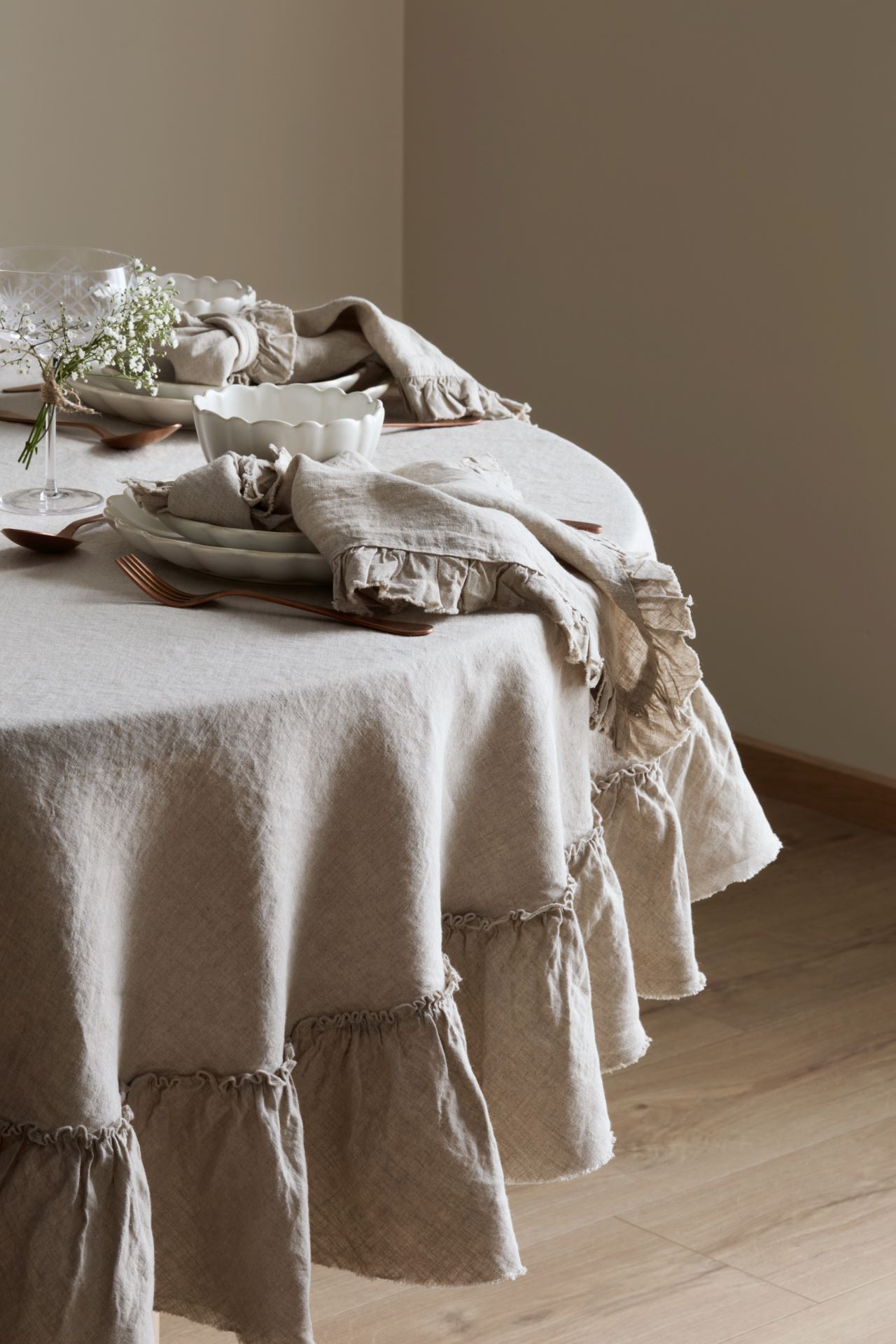 Pellavaliina luonnonväri - 4