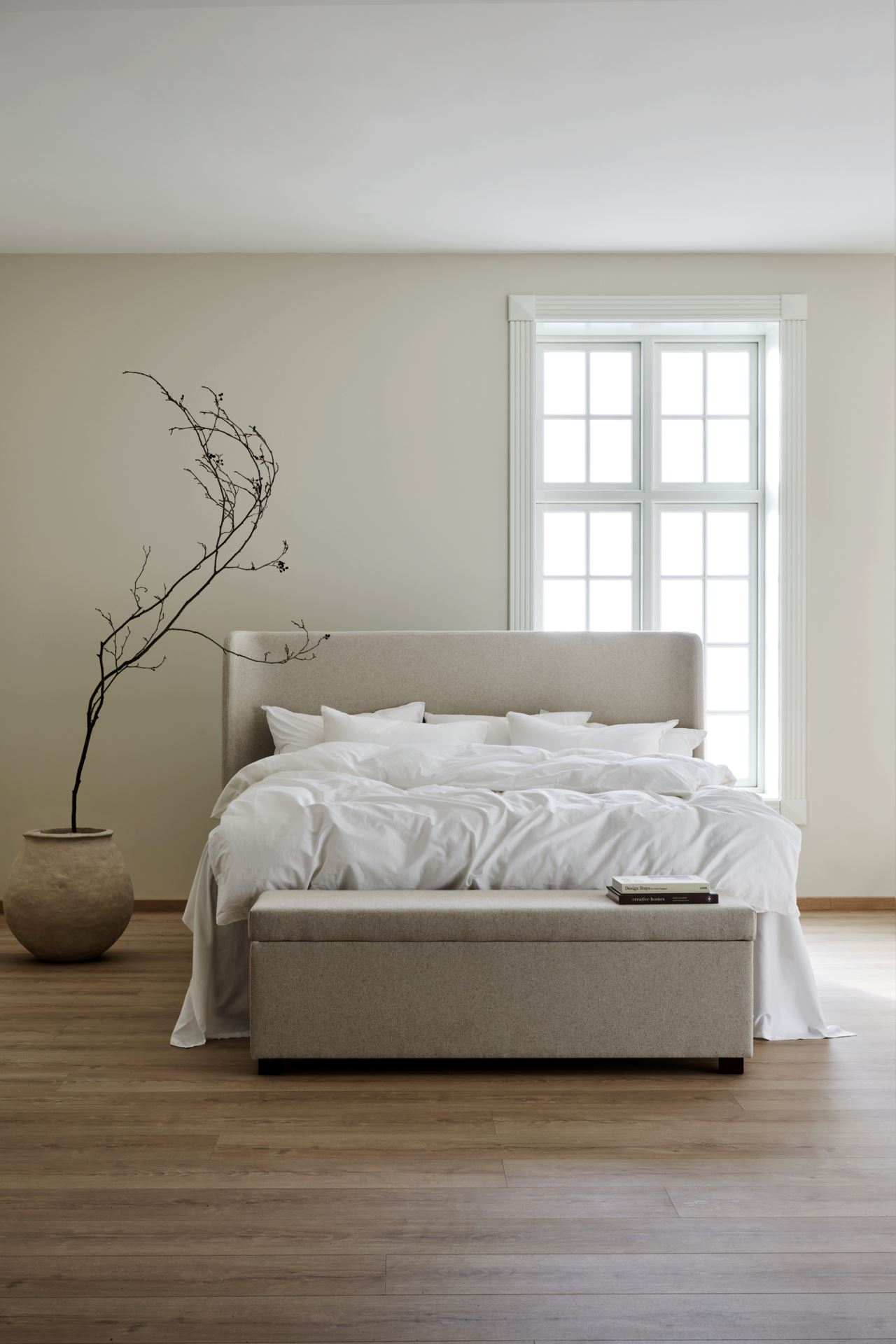 Jenkkisänky kiinteä luonnonväri - 9