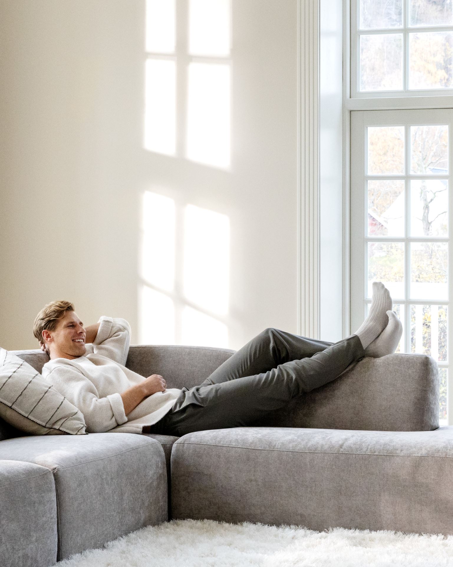 Moduulisohvaosa 1,5-istuttava ilman käsinojaa harmaa - 6