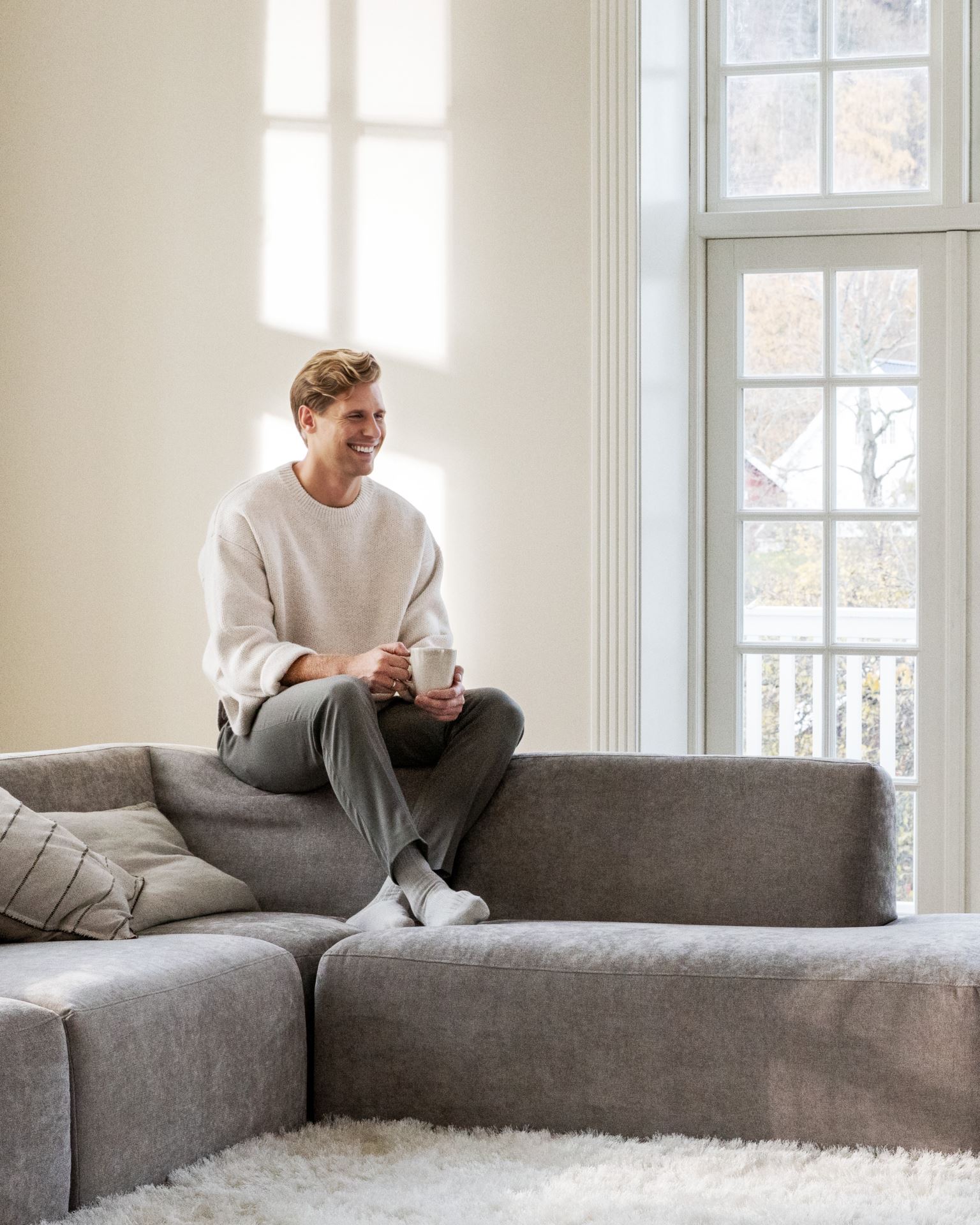 Moduulisohvaosa divaani oikea harmaa - 6