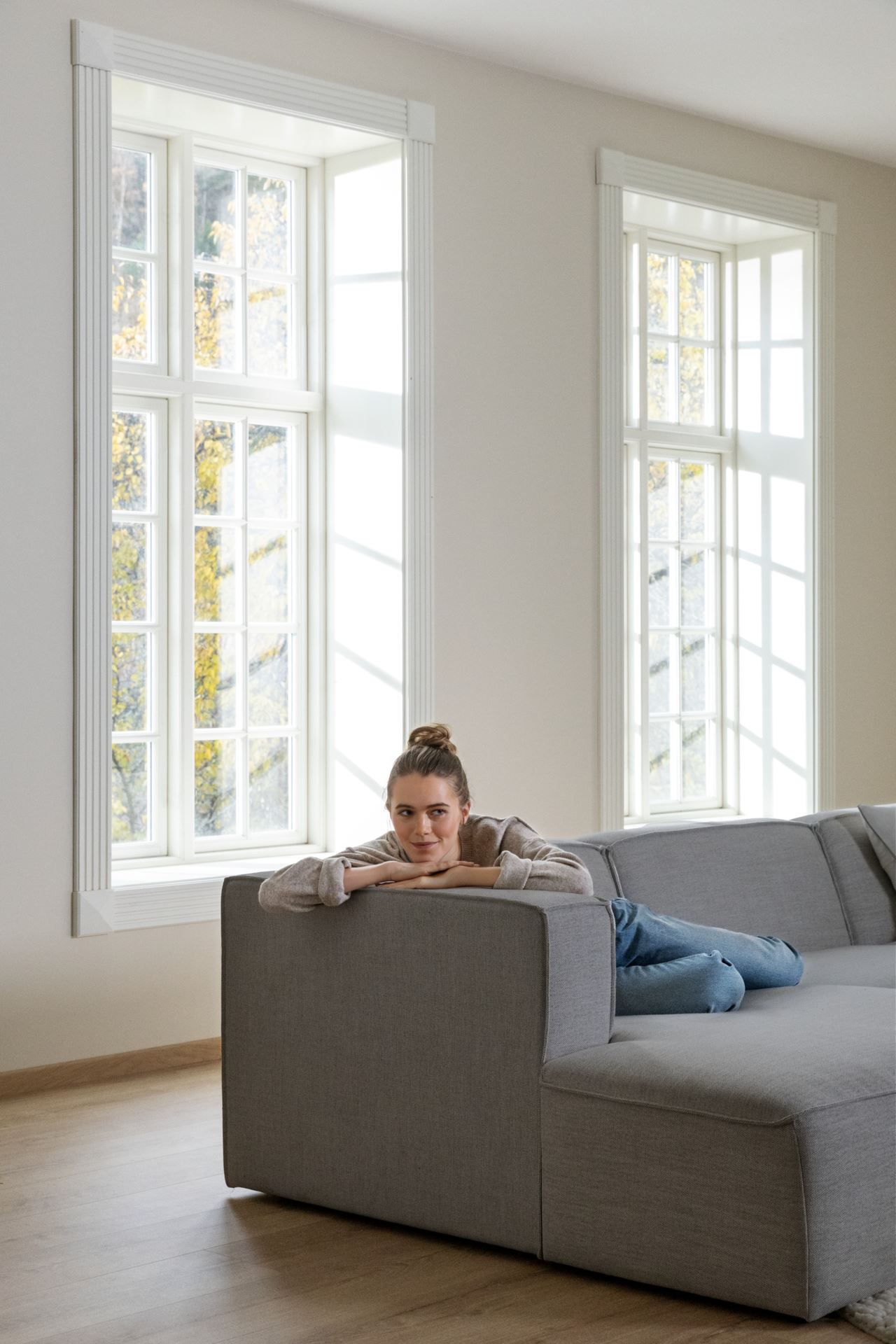 Moduulisohvaosa divaani vasen harmaa - 7