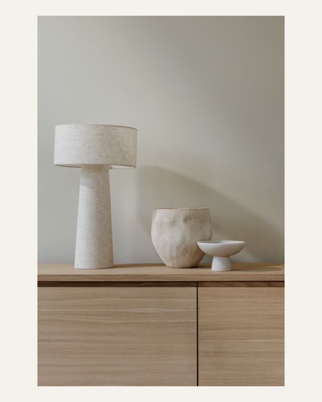 Pöytävalaisin beige - 30x30x51 cm beige - 1