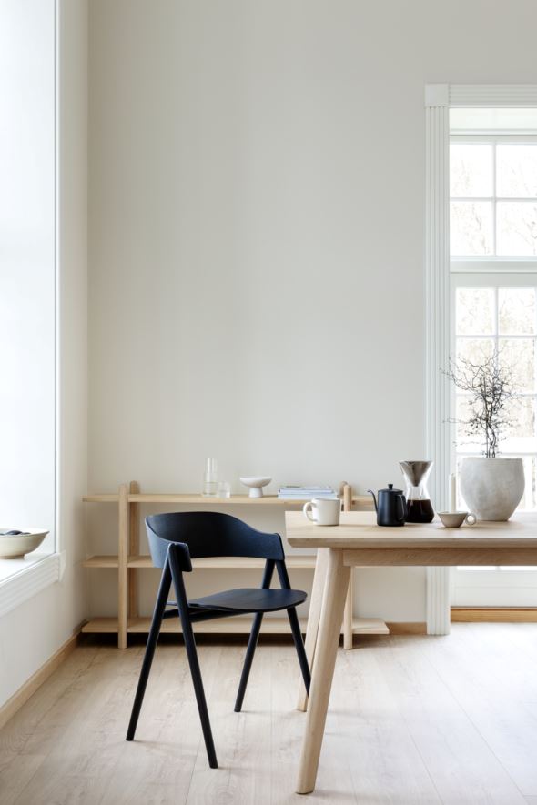 Ruokapöydän tuoli musta - 5