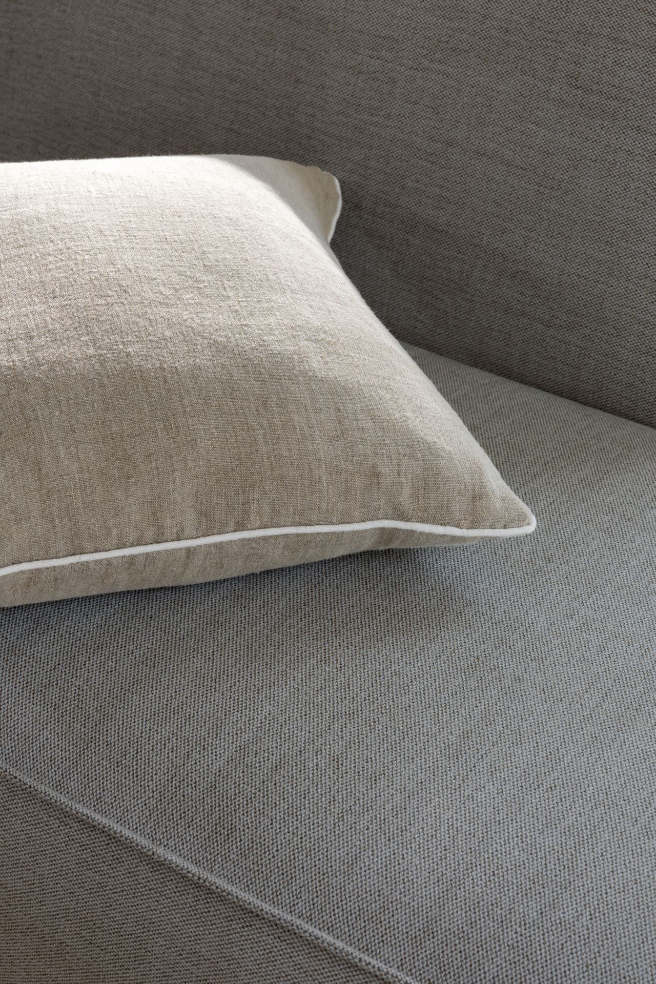 Sohva divaanilla oikea, 2 osaa harmaa - 3