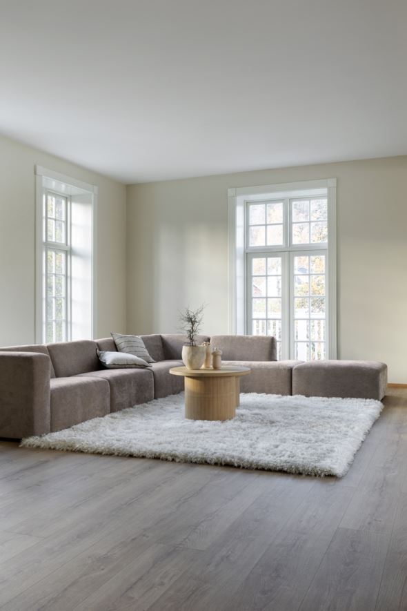 Moduulisohvaosa 1,5-istuttava käsinoja vasen beige - 110x93x73 cm beige - 1