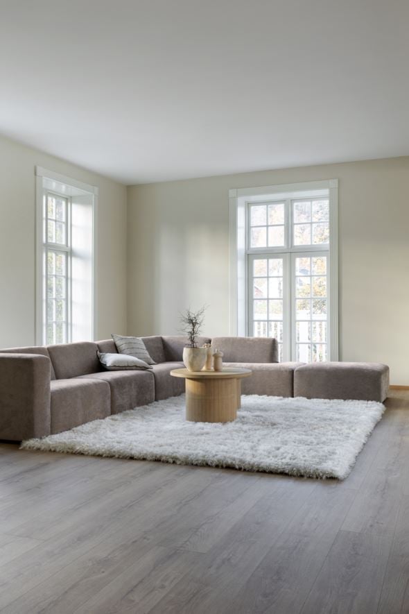 Moduulisohvaosa 1,5-istuttava käsinoja vasen beige - 110x93x73 cm beige - 1