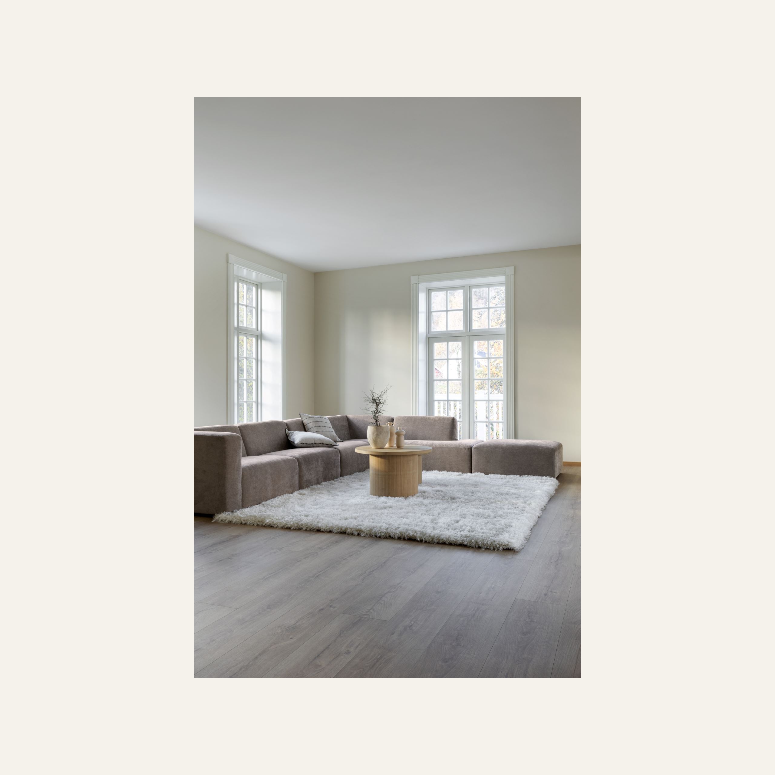 Moduulisohvaosa 1,5-istuttava käsinoja vasen harmaa - 2