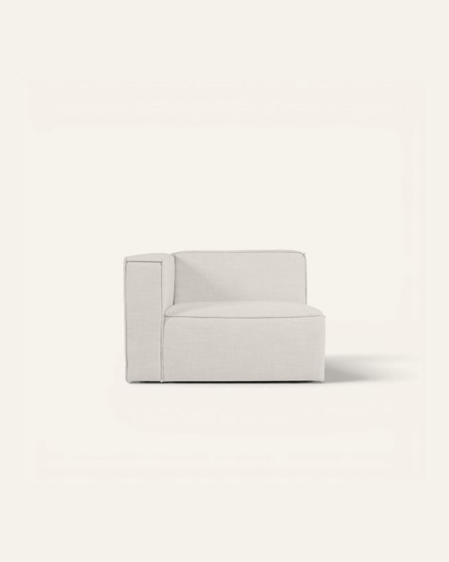 Moduuli 1,5-istuttava vasen käsinoja luonnonväri - 110x93x73 cm luonnonväri - 1