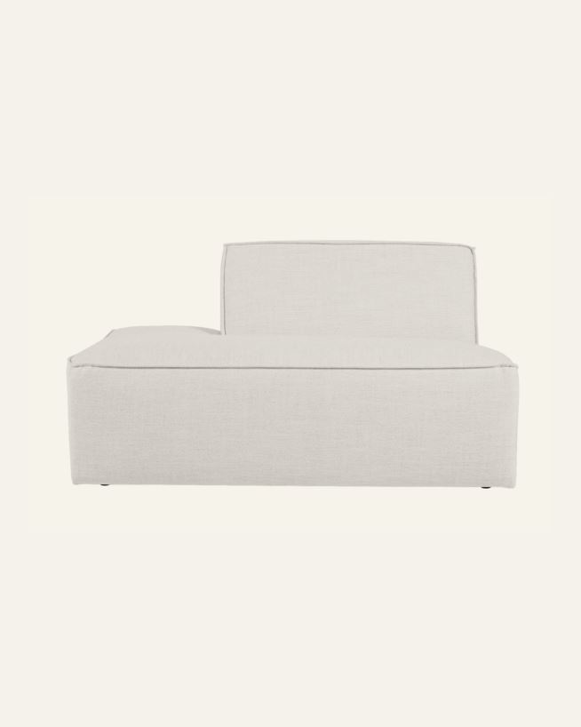 Moduuli avoin pää vasen luonnonväri - 134x93x73 cm luonnonväri - 1