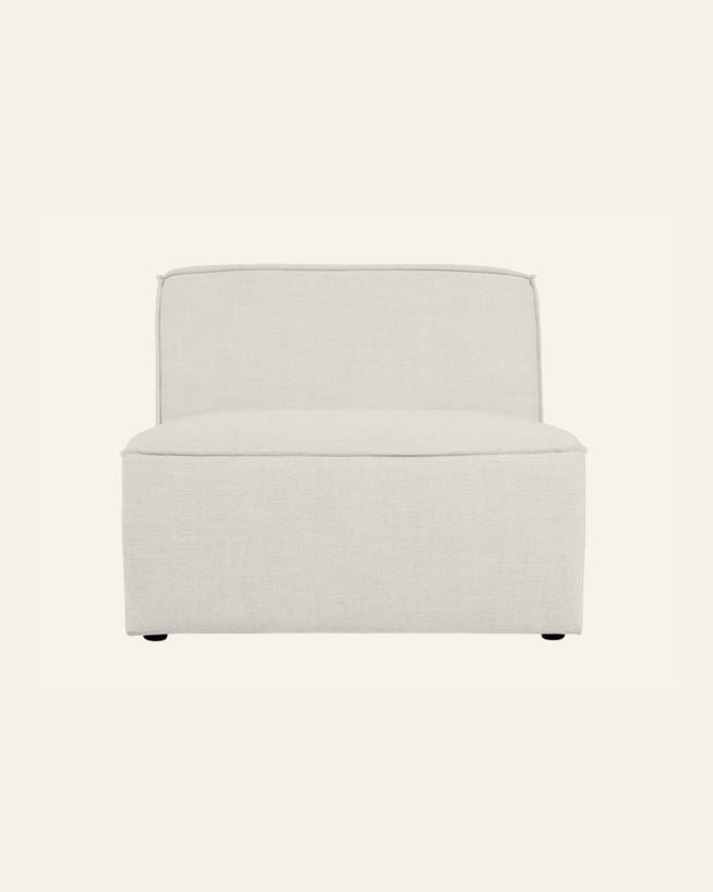 Moduuli 1,5-istuttava ilman käsinojia luonnonväri - 90x93x73 cm luonnonväri - 1